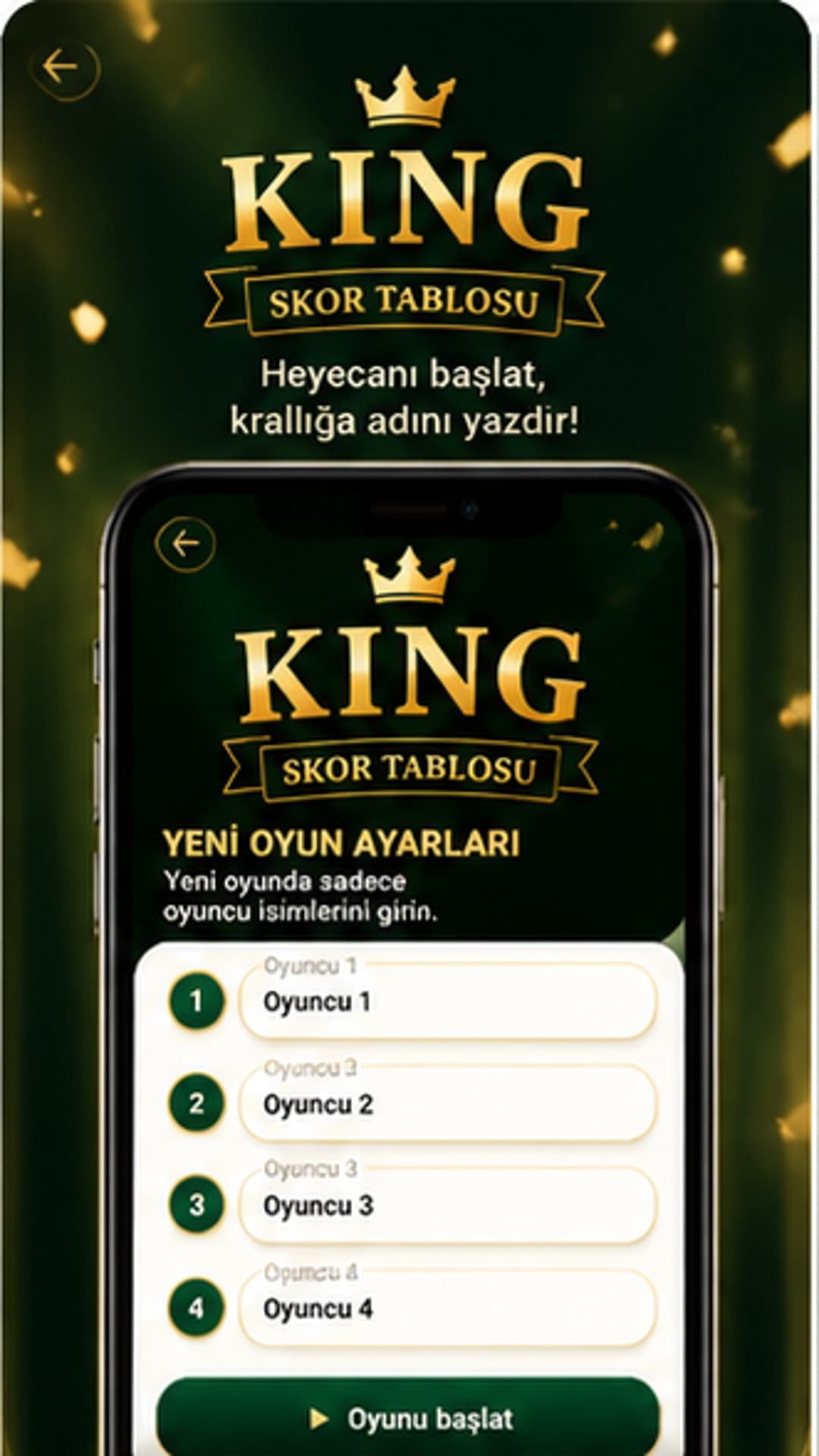 Yeni Oyun Ayarları